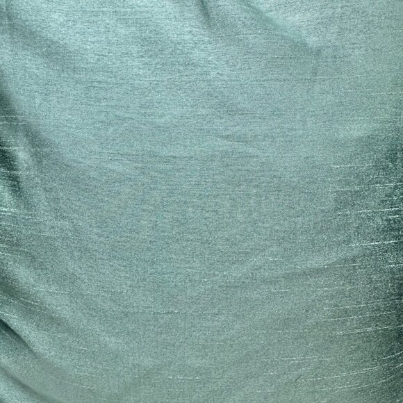 Set Of 2 Decorative Square Throw Pillow Down Hidden Zipper Aqua Blue 18x18 - Picture 9 of 9